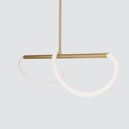 Lampadario a sospensione LED SUPREME LED/22W/230V 100 cm oro