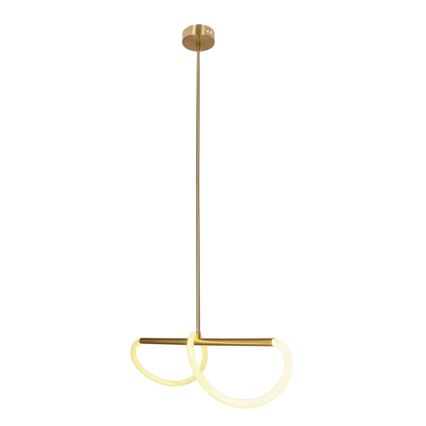 Lampadario a sospensione LED SUPREME LED/22W/230V 100 cm oro