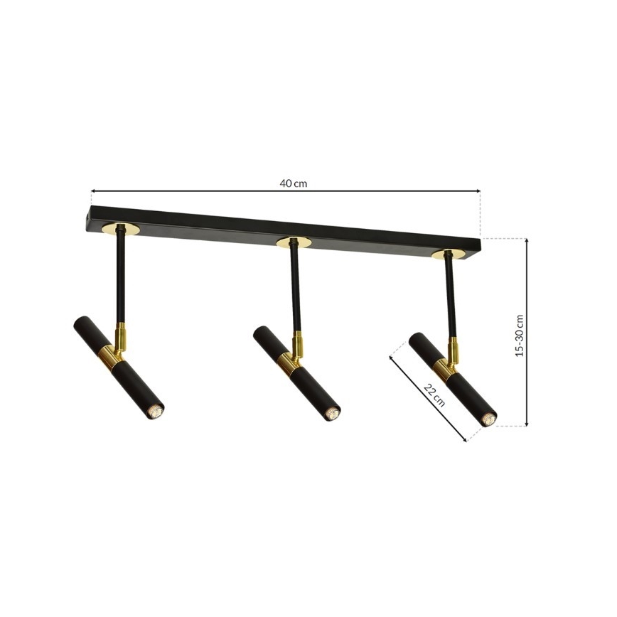 Lampadario a sospensione MONZA 5xG9/7W/230V