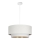 Lampadario a sospensione NATIA 1xE27/60W/230V Ø 45 cm bianco