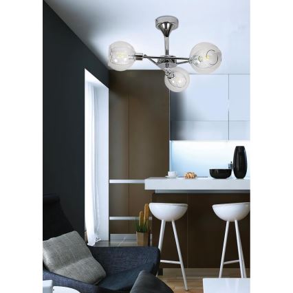 Lampadario a sospensione OZZO 3xE14/40W/230V