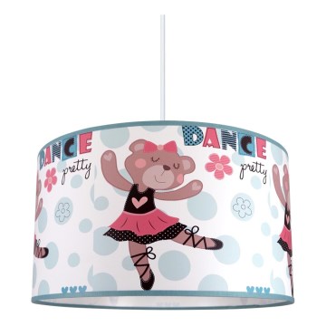 Lampadario a sospensione per bambini BEAR 1xE27/60W/230V