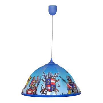 Lampadario a sospensione per bambini KNIGHT 1xE27/60W/230V