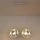 Lampadario a sospensione per bambini STARS 2xE27/15W/230V verde/bianco
