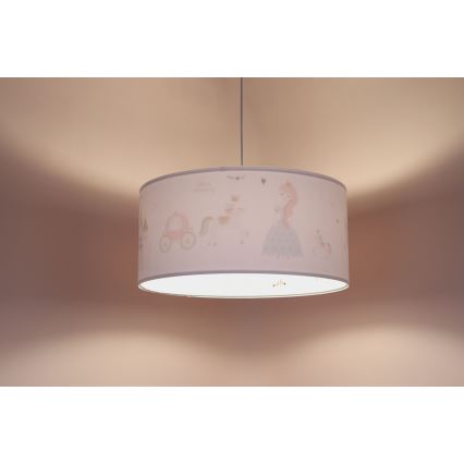 Lampadario a sospensione per bambini SWEET DREAMS 1xE27/60W/230V diametro 30 cm