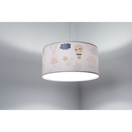 Lampadario a sospensione per bambini SWEET DREAMS 1xE27/60W/230V diametro 30 cm