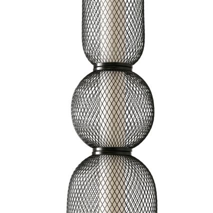 Lampadario a sospensione PUMA LED/15W/230V Ø 14 cm nero