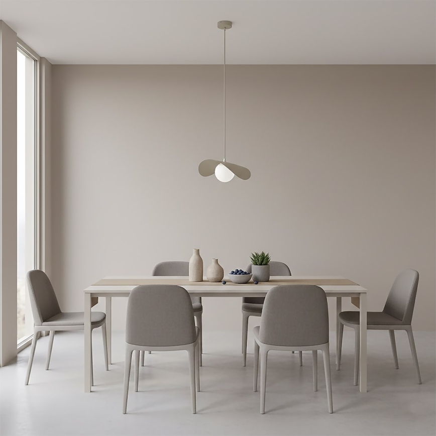 Lampadario a sospensione RITUAL 1xG9/8W/230V beige