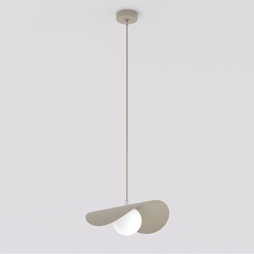 Lampadario a sospensione RITUAL 1xG9/8W/230V beige