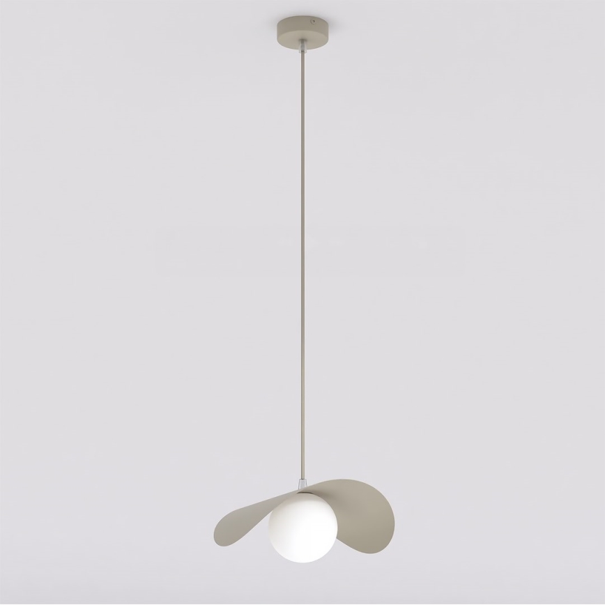 Lampadario a sospensione RITUAL 1xG9/8W/230V beige