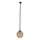 Lampadario a sospensione SHEDON 1xE27/40W/230V grigio beige