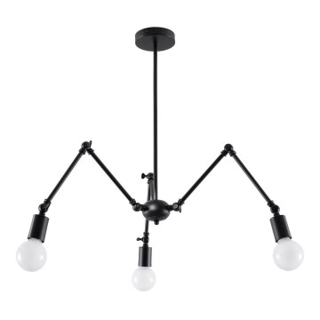 Lampadario a sospensione STARK 3xE27/60W/230V