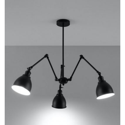 Lampadario a sospensione STARK SHADE 3xE27/60W/230V