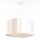 Lampadario a sospensione STRIPES con cavo, 1xE27/60W/230V, Ø 40 cm, crema