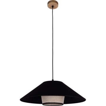 Lampadario a sospensione su cavo AMIGO 1xE27/60W/230V rovere