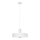 Lampadario a sospensione su cavo ARCANE 1xE27/60W/230V bianco