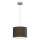 Lampadario a sospensione su cavo ARDEN 1xE27/15W/230V Ø 25 cm beige/marrone