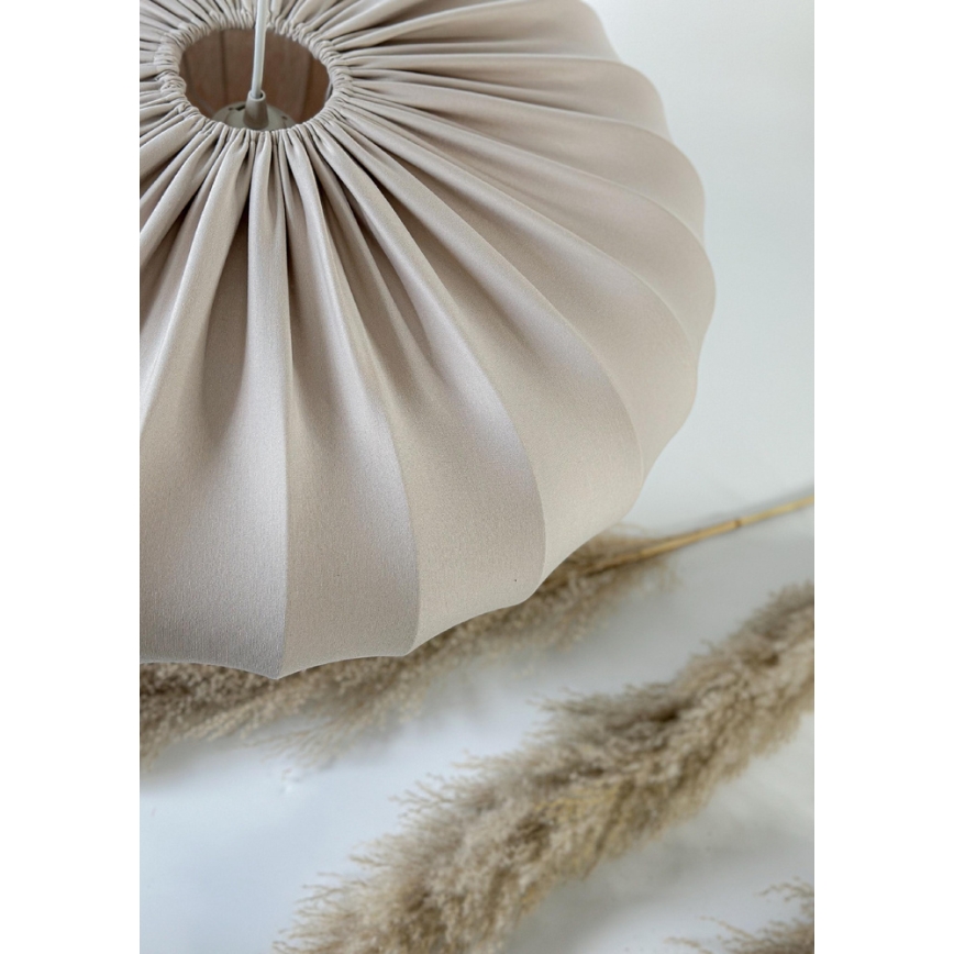 Lampadario a sospensione su cavo CAFEE 1xE27/40W/230V Ø 66 cm beige