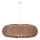 Lampadario a sospensione su cavo CAFEE 1xE27/40W/230V Ø 66 cm marrone