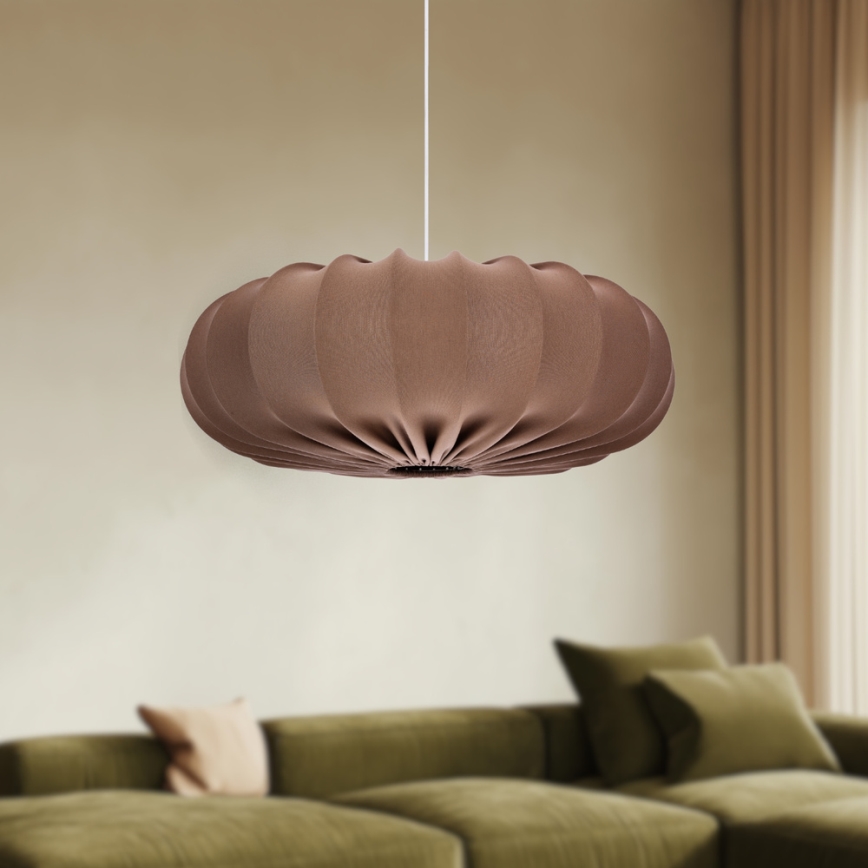 Lampadario a sospensione su cavo CAFEE 1xE27/40W/230V Ø 66 cm marrone
