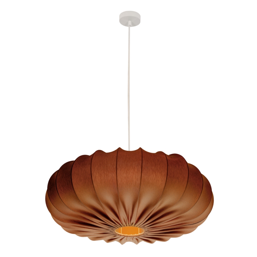 Lampadario a sospensione su cavo CAFEE 1xE27/40W/230V Ø 66 cm marrone