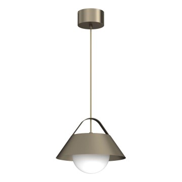 Lampadario a sospensione su cavo FUNDA 1xE27/15W/230V bronzo