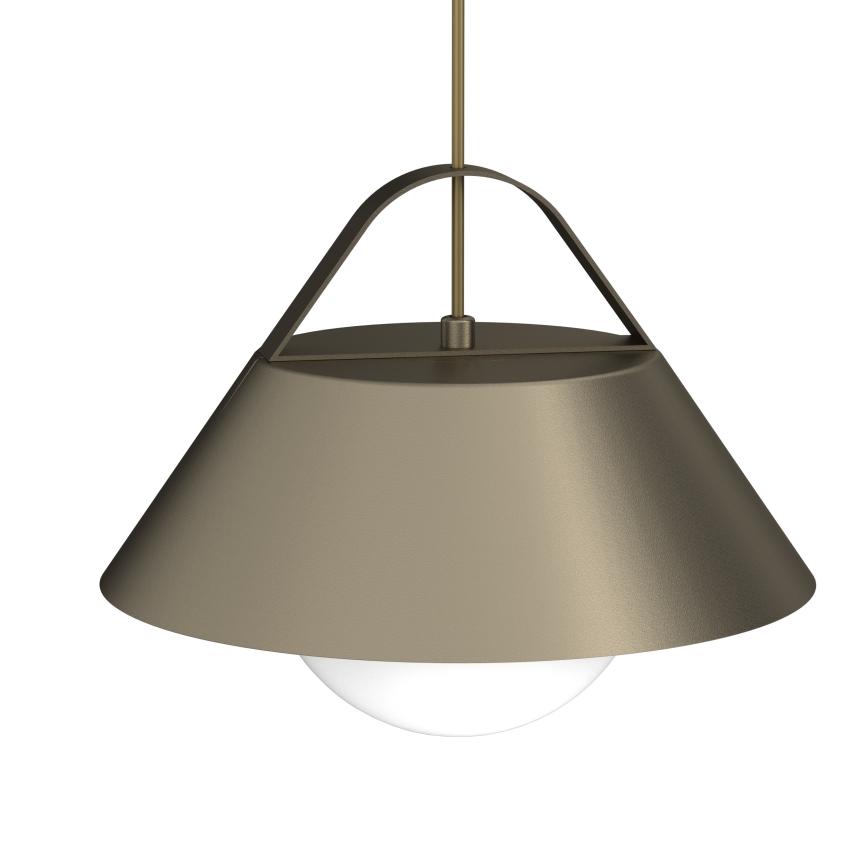 Lampadario a sospensione su cavo FUNDA 1xE27/15W/230V bronzo