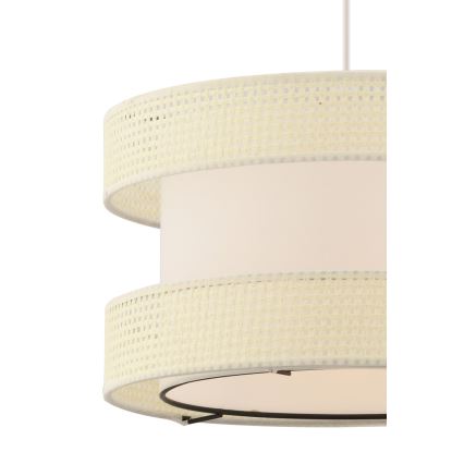 Lampadario a sospensione su cavo HALO 1xE27/60W/230V colore crema