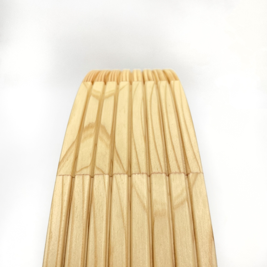 Lampadario a sospensione su cavo NATURAL MODERN 3xE27/15W/230V Ø 47,5 cm in pino