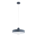 Lampadario a sospensione su cavo NEVERA 1xE27/15W/230V grigio