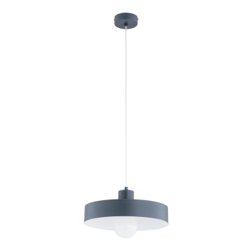 Lampadario a sospensione su cavo NEVERA 1xE27/15W/230V grigio