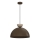 Lampadario a sospensione su cavo NEVIS 1xE27/15W/230V Ø 38 cm marrone