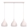 Lampadario a sospensione su cavo NOAK CLASSIC 3xE27/15W/230V colore crema