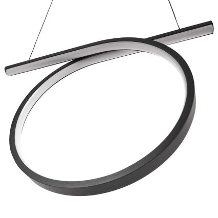 Lampadario a sospensione su cavo ODETTA LED/30W/230V 4000K nero