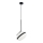 Lampadario a sospensione su cavo PALMA 1xE27/40W/230V nero