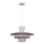 Lampadario a sospensione su cavo PLATO 1xE27/15W/230V, colore crema