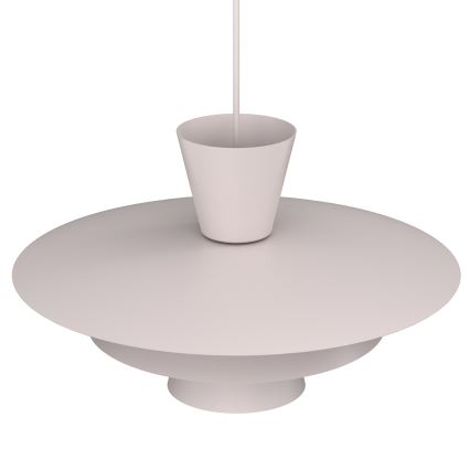 Lampadario a sospensione su cavo PLATO 1xE27/15W/230V, colore crema
