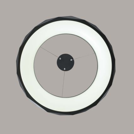 Lampadario a sospensione su cavo REUS LED/36W/230V 4000K Ø 61 cm nero