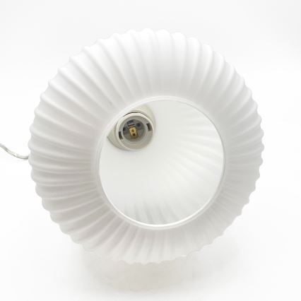 Lampadario a sospensione su cavo ROYAL 1xE27/15W/230V oro/bianco