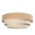Lampadario a sospensione su cavo TRINITI 1xE27/60W/230V Ø 40 cm beige/crema