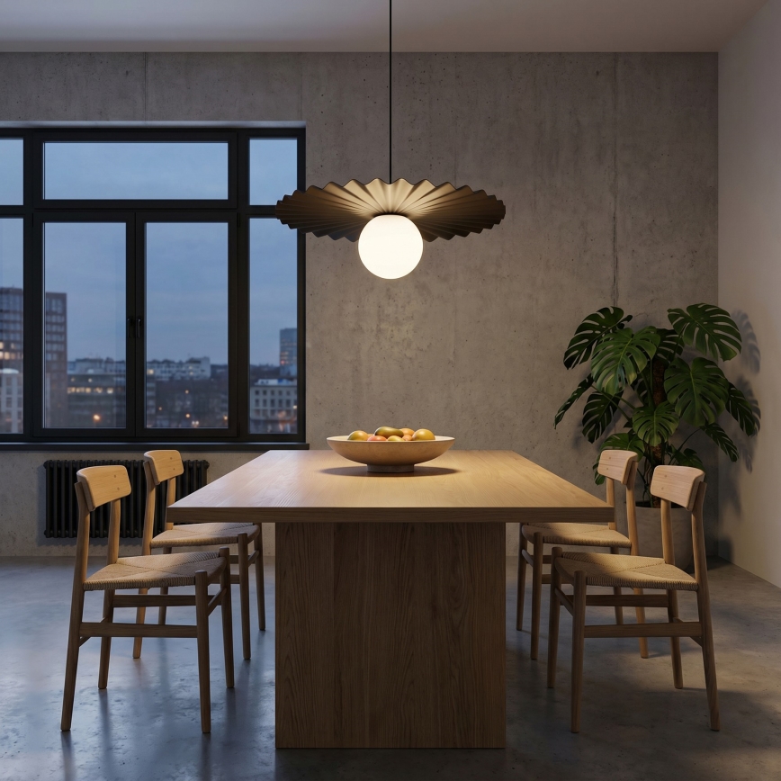 Lampadario a sospensione su cavo UMBRA 1xG9/8W/230V nero