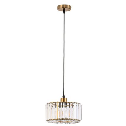 Lampadario a sospensione su cavo VETRO 1xE27/60W/230V dorato