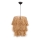 Lampadario a sospensione TASSEL 1xE27/40W/230V in rafia