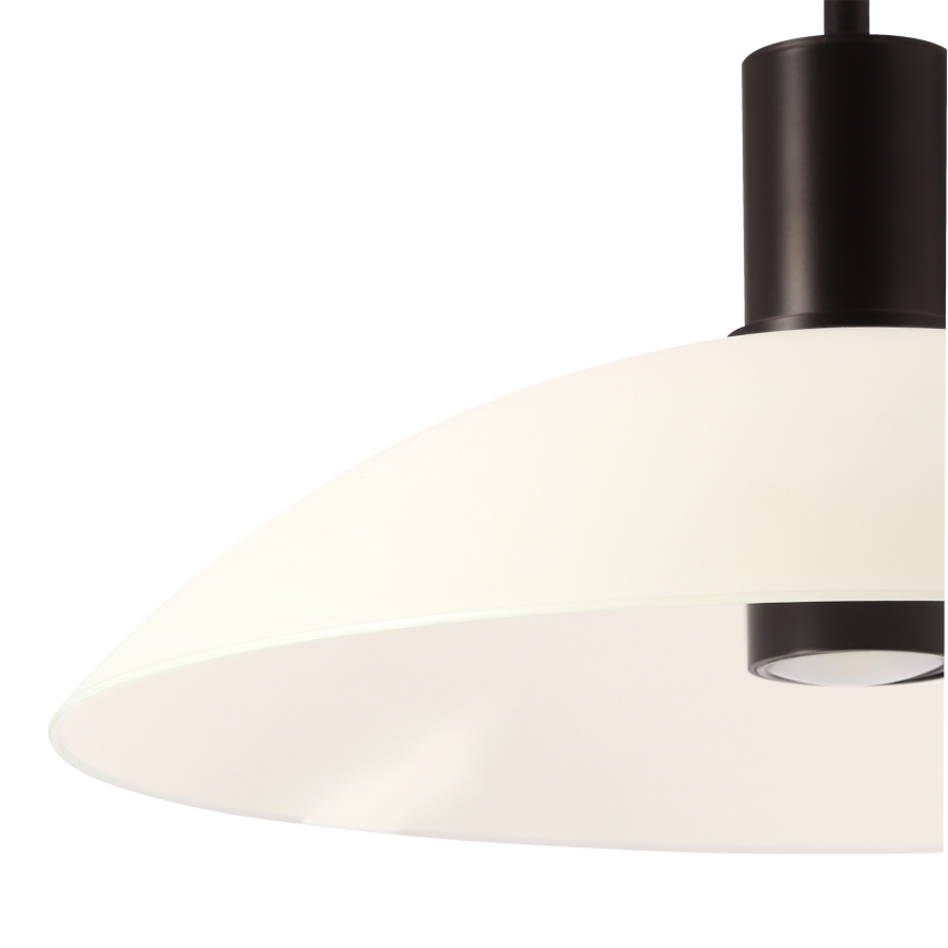 Lampadario a sospensione TEDIN 1xGU10/15W/230V bianco/nero