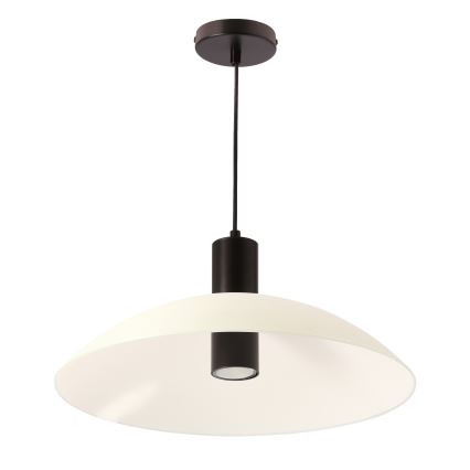 Lampadario a sospensione TEDIN 1xGU10/15W/230V bianco/nero