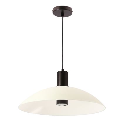 Lampadario a sospensione TEDIN 1xGU10/15W/230V bianco/nero