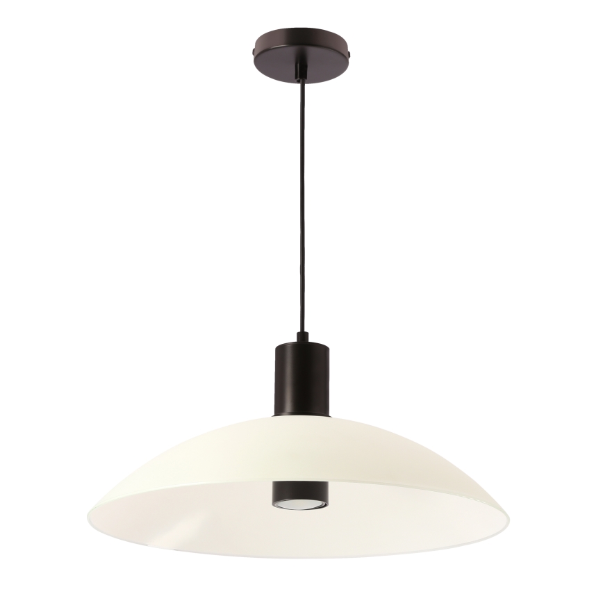 Lampadario a sospensione TEDIN 1xGU10/15W/230V bianco/nero