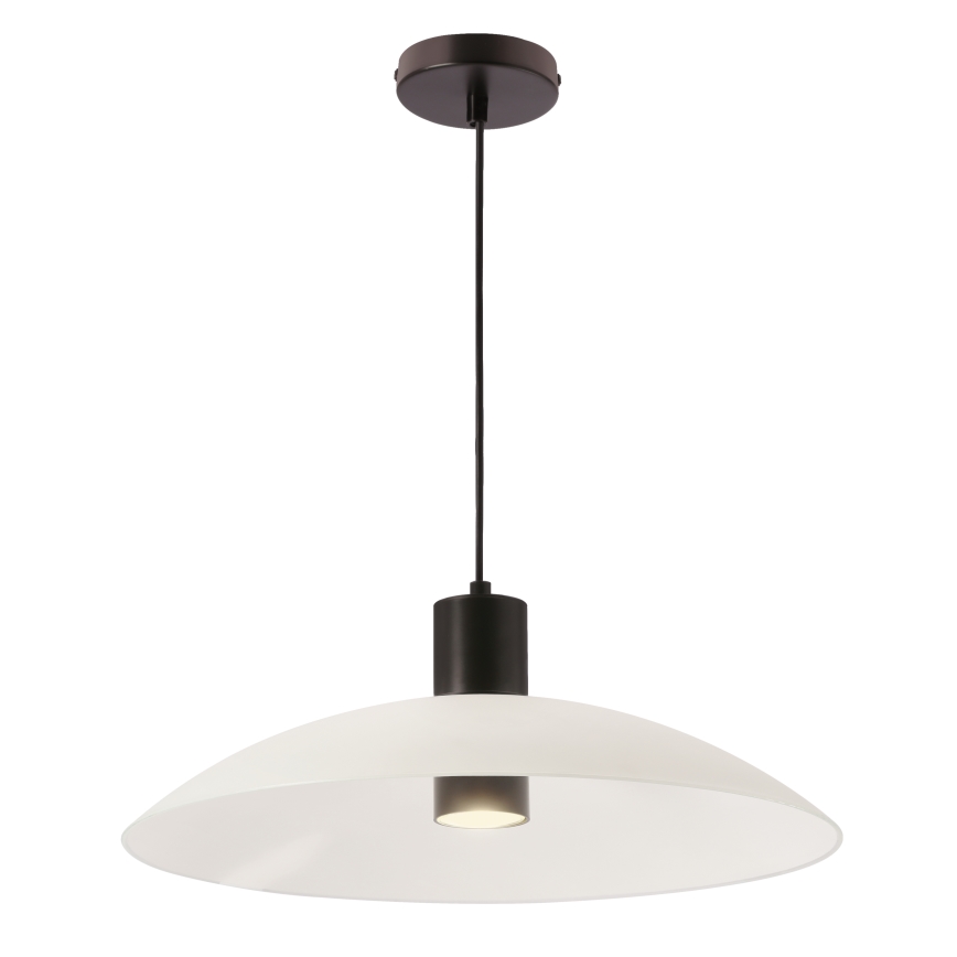 Lampadario a sospensione TEDIN 1xGU10/15W/230V bianco/nero