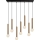 Lampadario a sospensione TEMPO 7xE27/40W/230V, finitura oro