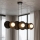 Lampadario a sospensione UMBRA 6xG9/8W/230V nero